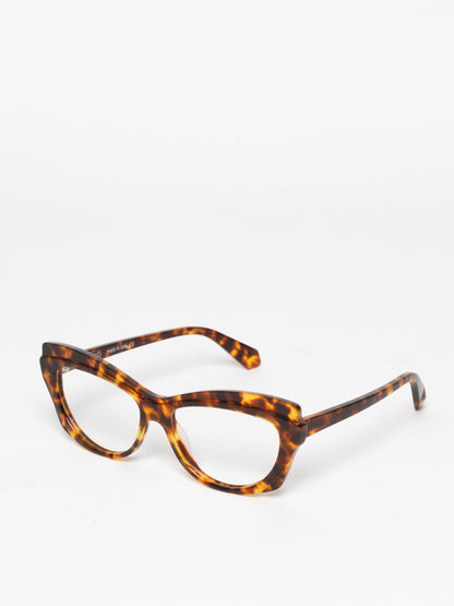 Slow Motion women's eyeglasses by Rewind Eyewear, vintage tortoise acetate frame