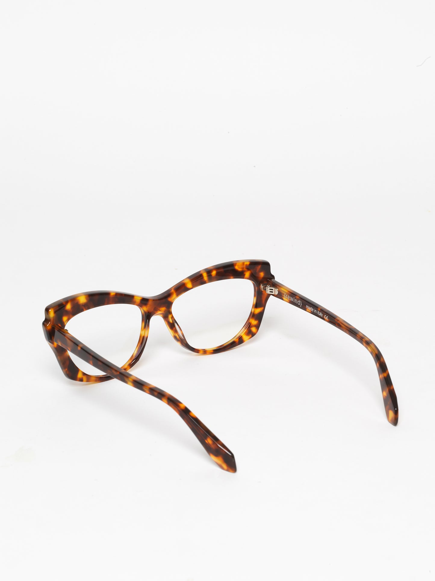 Slow Motion women's eyeglasses by Rewind Eyewear, vintage tortoise acetate frame