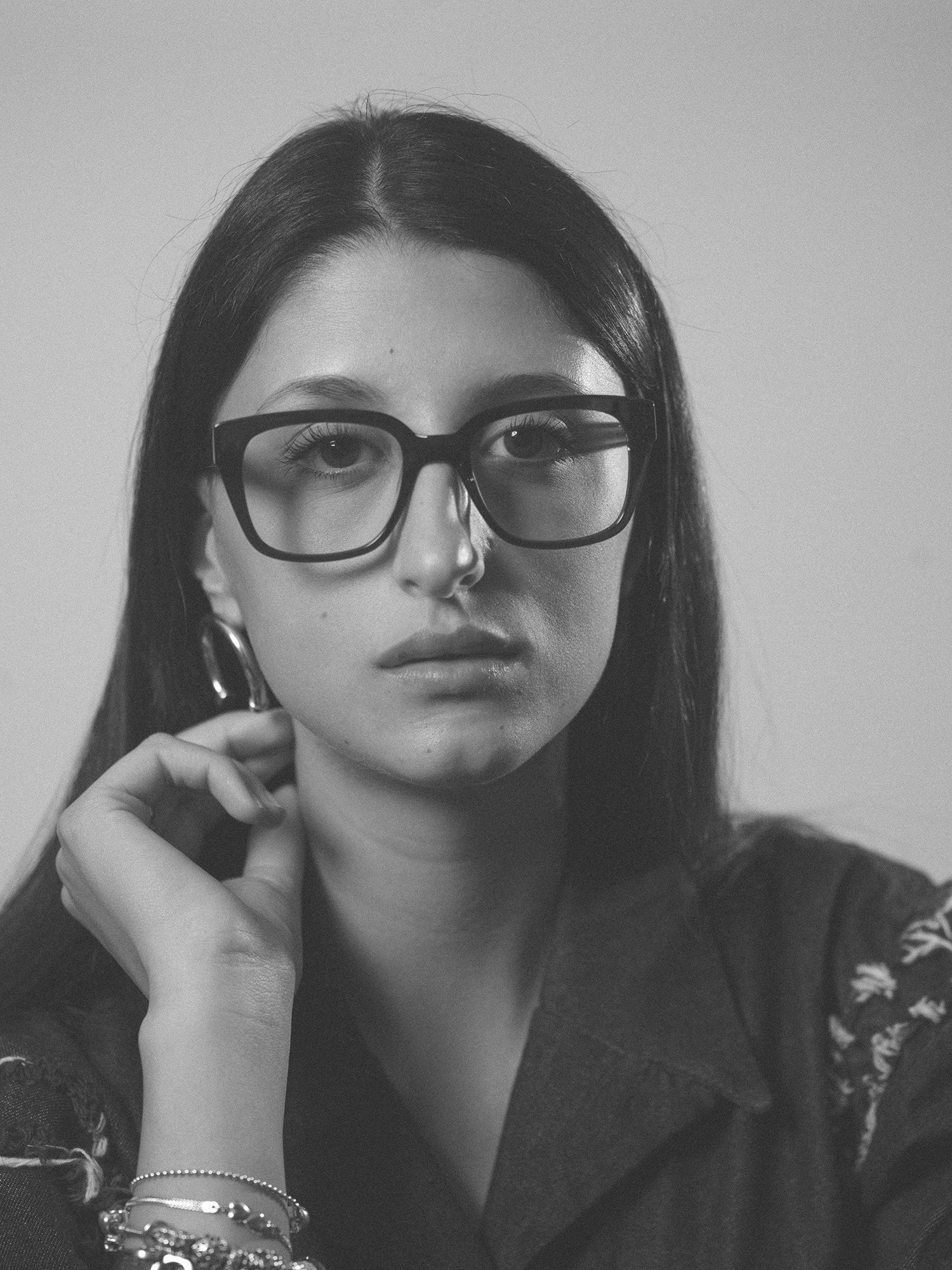 Stop Time unisex eyeglasses by Rewind Eyewear, caramel transparent acetate frame