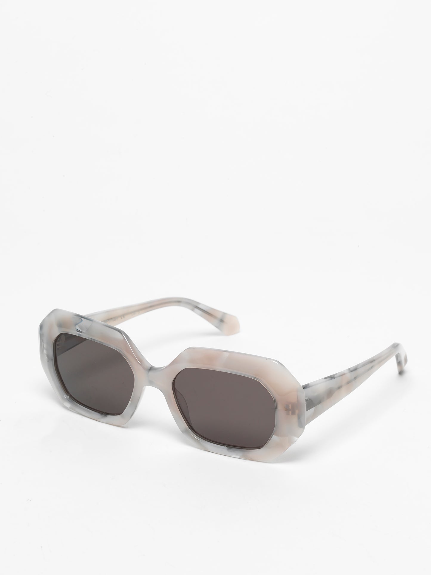 Storytelling women's sunglasses by Rewind Eyewear, shaded opal grey acetate frame