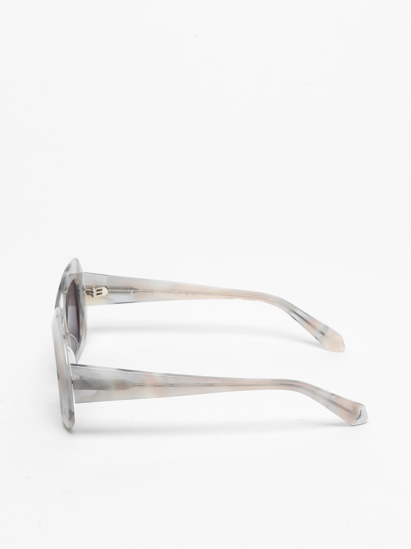 Storytelling women's sunglasses by Rewind Eyewear, shaded opal grey acetate frame