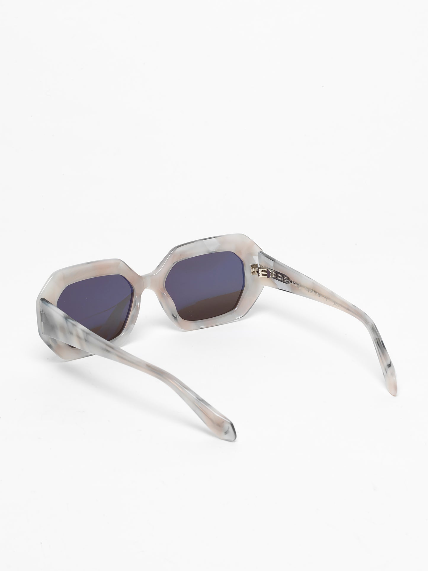 Storytelling women's sunglasses by Rewind Eyewear, shaded opal grey acetate frame