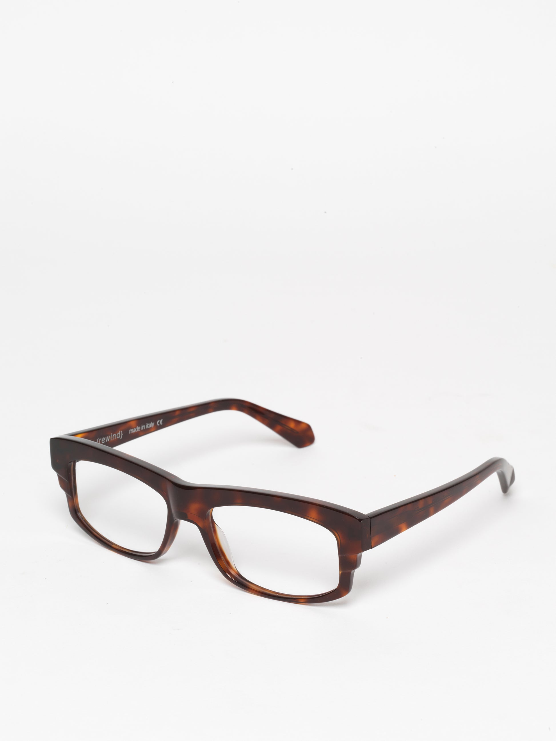 Time Effect unisex eyeglasses by Rewind Eyewear, vintage tortoise acetate frame