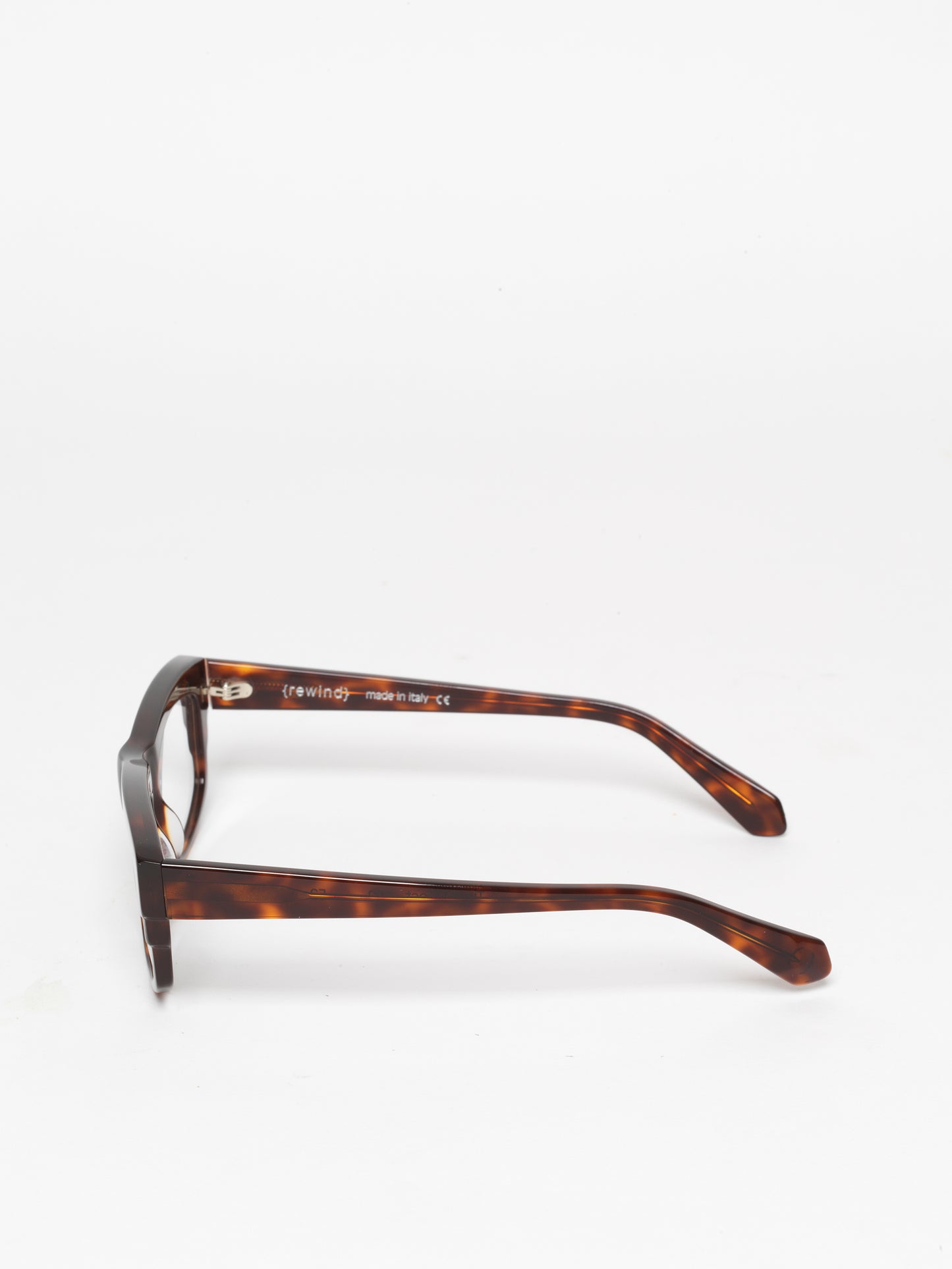 Time Effect unisex eyeglasses by Rewind Eyewear, vintage tortoise acetate frame