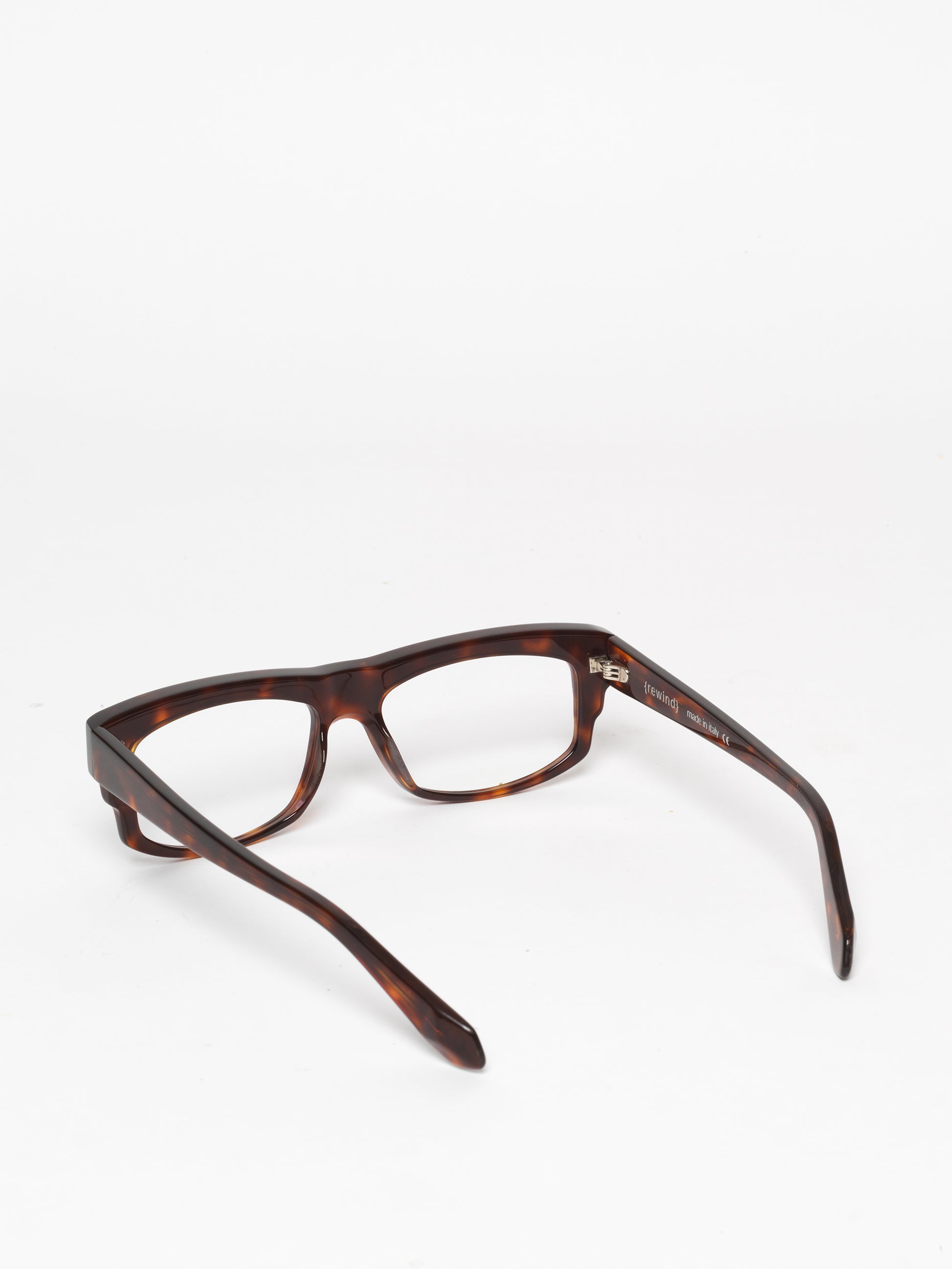 Time Effect unisex eyeglasses by Rewind Eyewear, vintage tortoise acetate frame